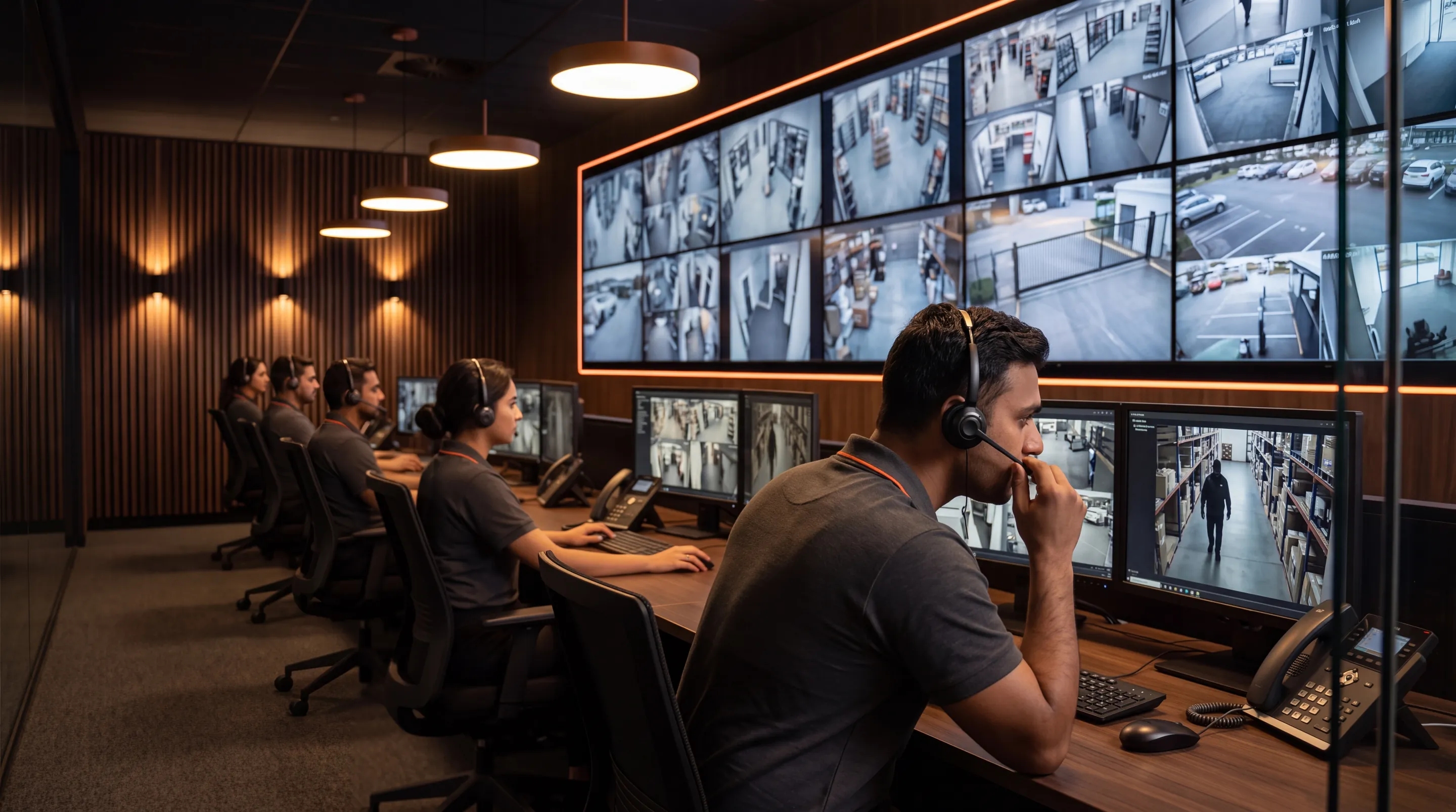 Answers about night CCTV monitoring